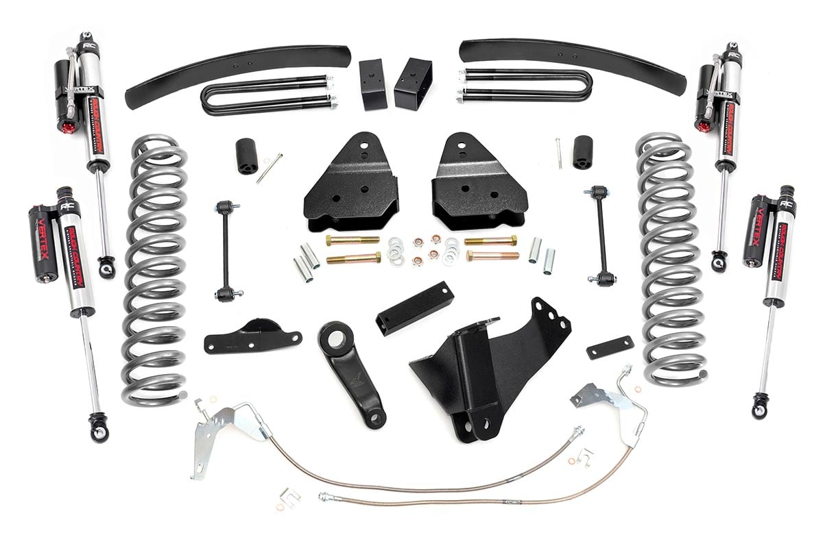 Ford F-350 Super Duty Suspension Lift Kit - Rough Country - Vertex - '08-'10